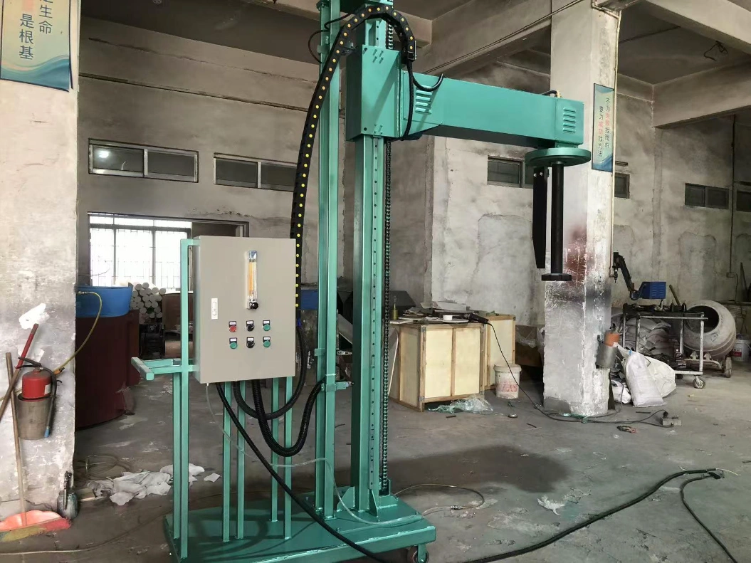 Huirong PLC controlled molten aluminum degassing and refining unit with automatic lifting mechanism