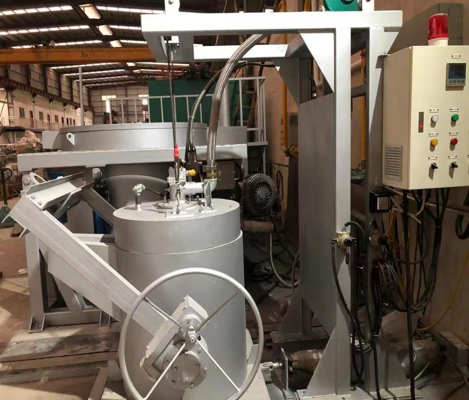 Huirong molten aluminum transfer ladle with automatic preheating baking station in die casting foundry