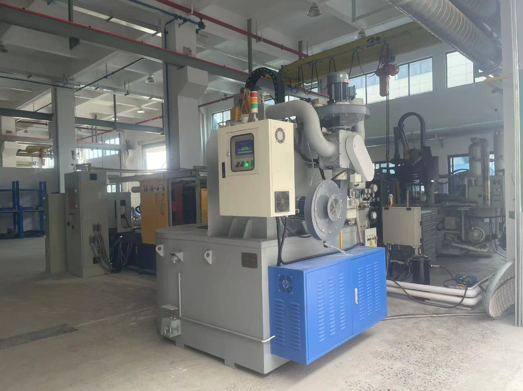 Front view of Huirong regenerative energy-saving gas furnace with integrated blower system